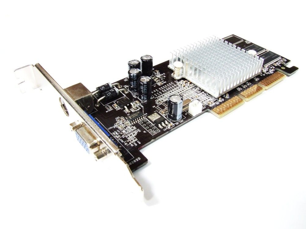 Grafische kaart nVidia GeForce4 MX4000 64MB DDR AGP 8x VGA S-VIDEO NV18 Board p119s0nz XpertVision Daytona